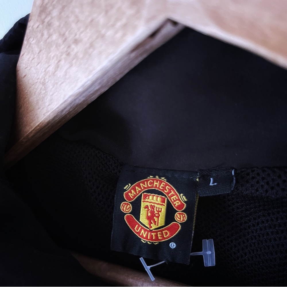 Vintage Manchester United Windbreaker Jacket, Size Large - Picture 4 of 6